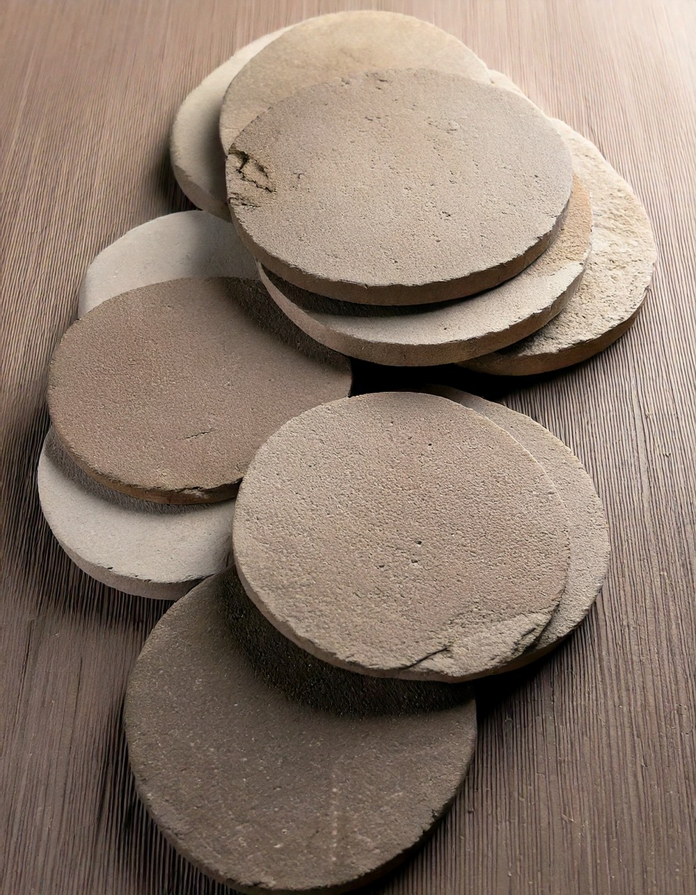 Neutral-Toned Stone Coasters