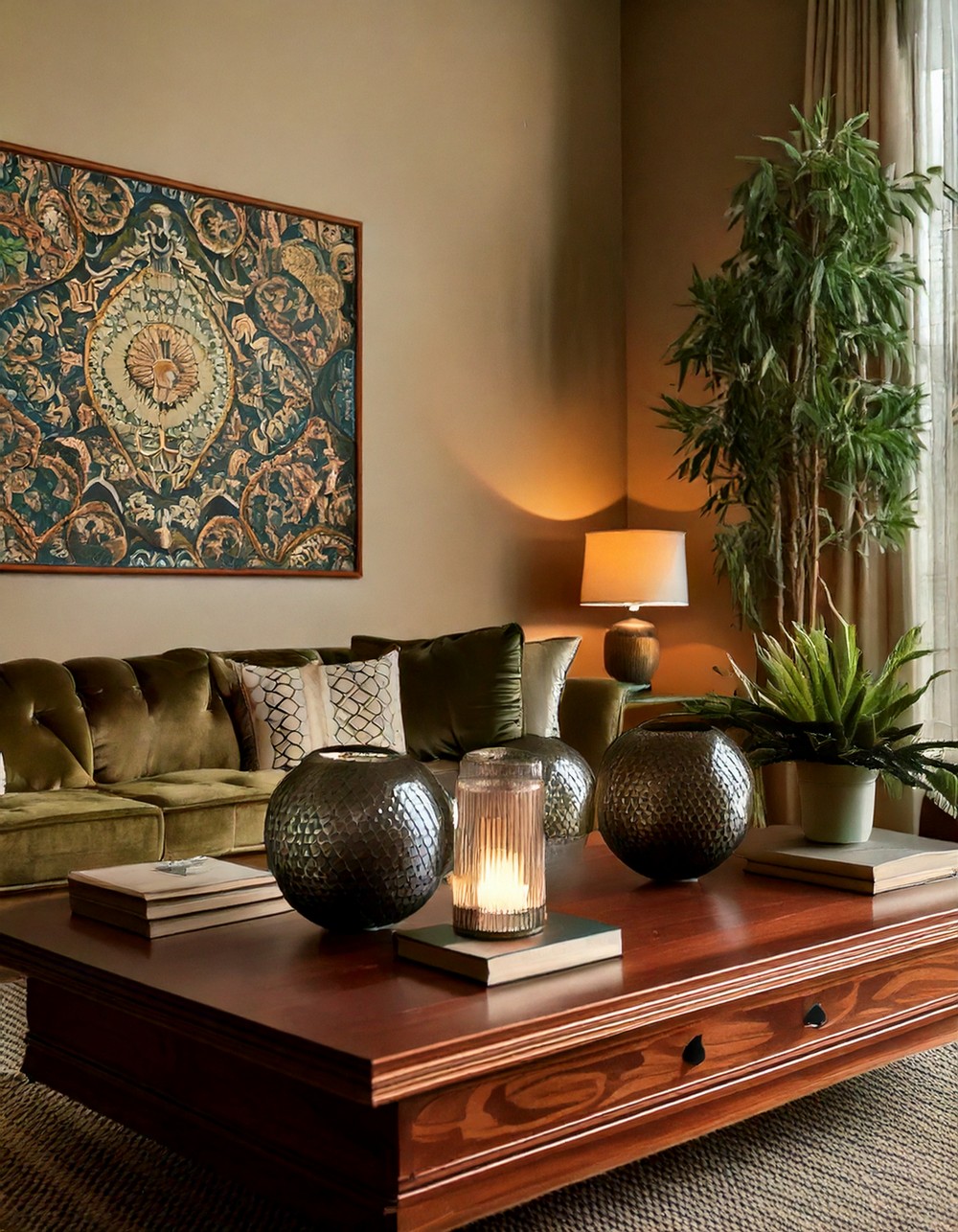 Open Flow with a Central Focal Point