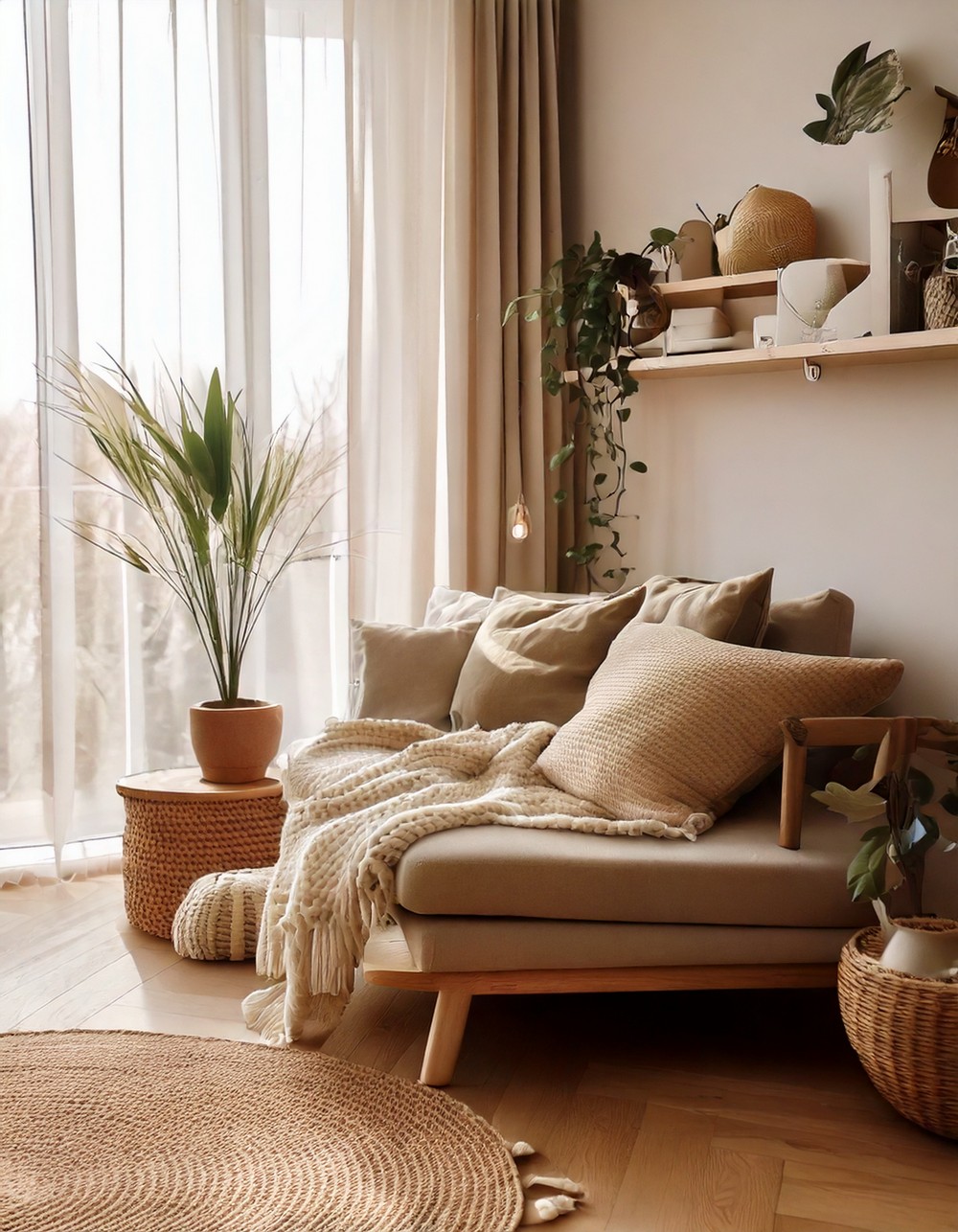 Pare Down Accessories for a Clean, Cozy Look