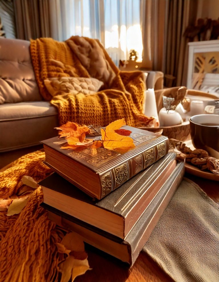 Stylish Fall-Inspired Coffee Table Book Ideas for Festive Homes