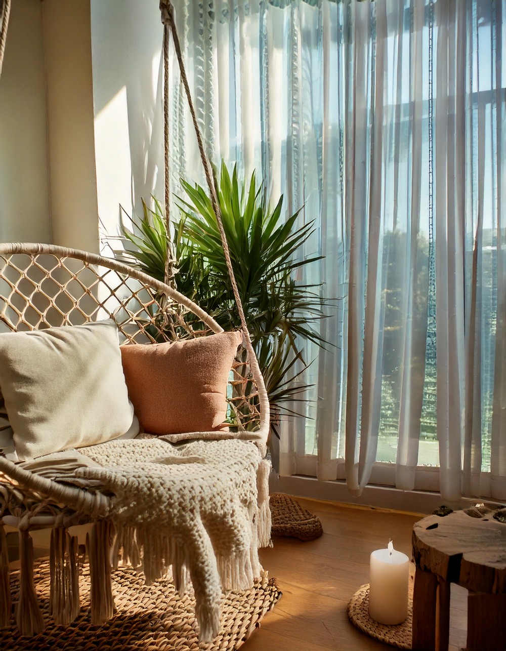 Swing Chair or Hammock for a Relaxing Escape