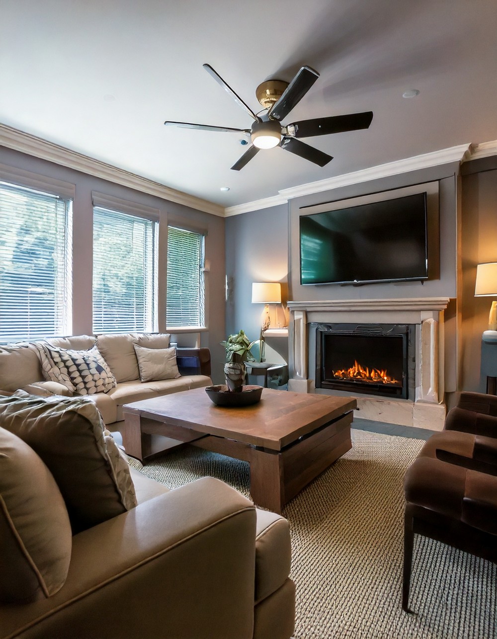 TV-Centric Seating Arrangement