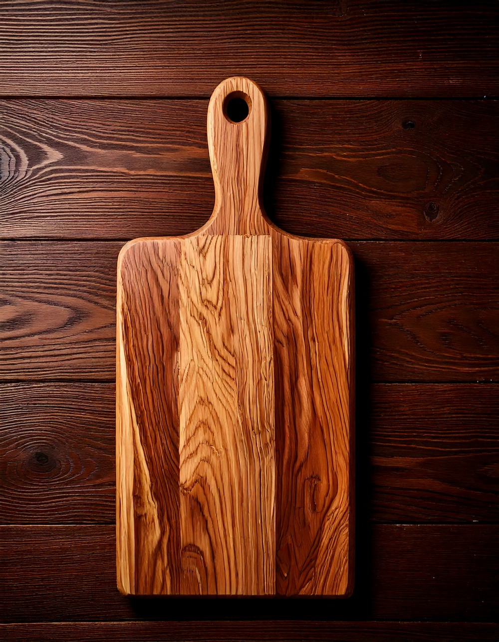 Wooden Cutting Boards as Decorative Backdrops