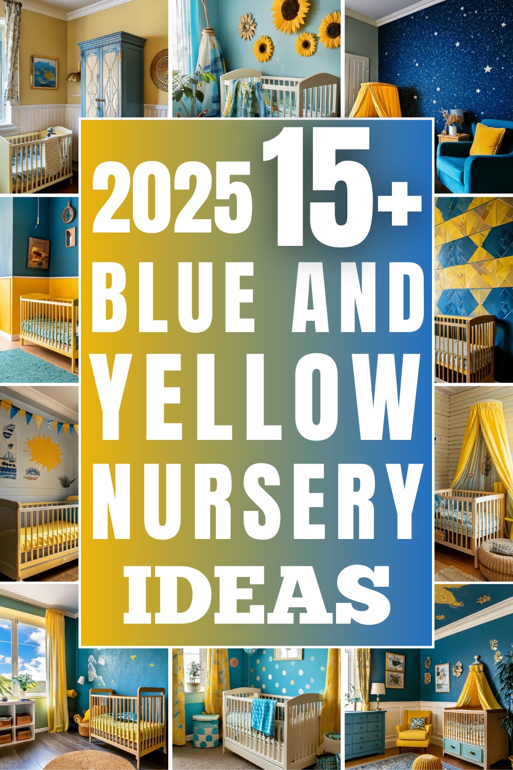 Blue and Yellow Nursery Ideas