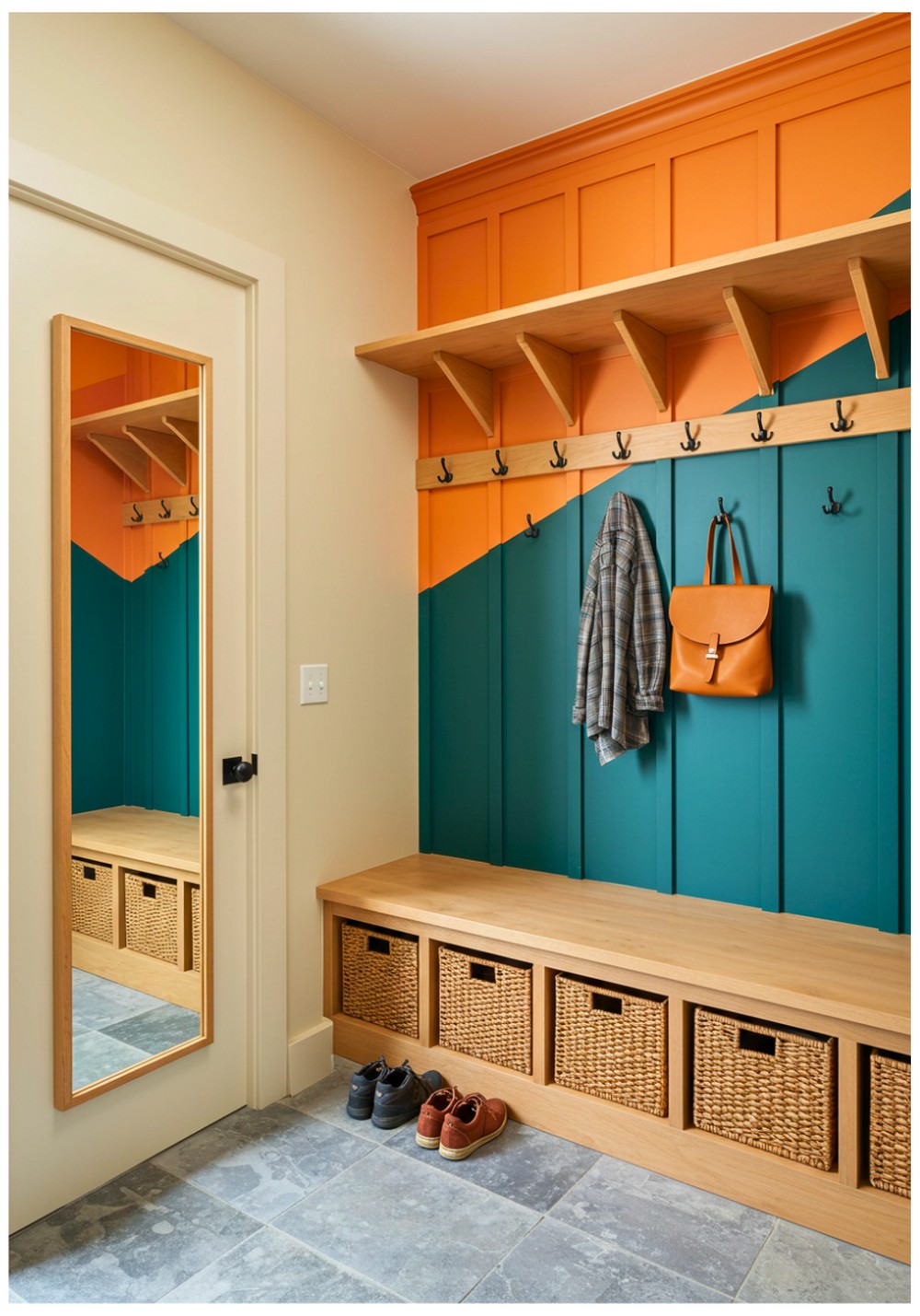 Color-blocked Walls