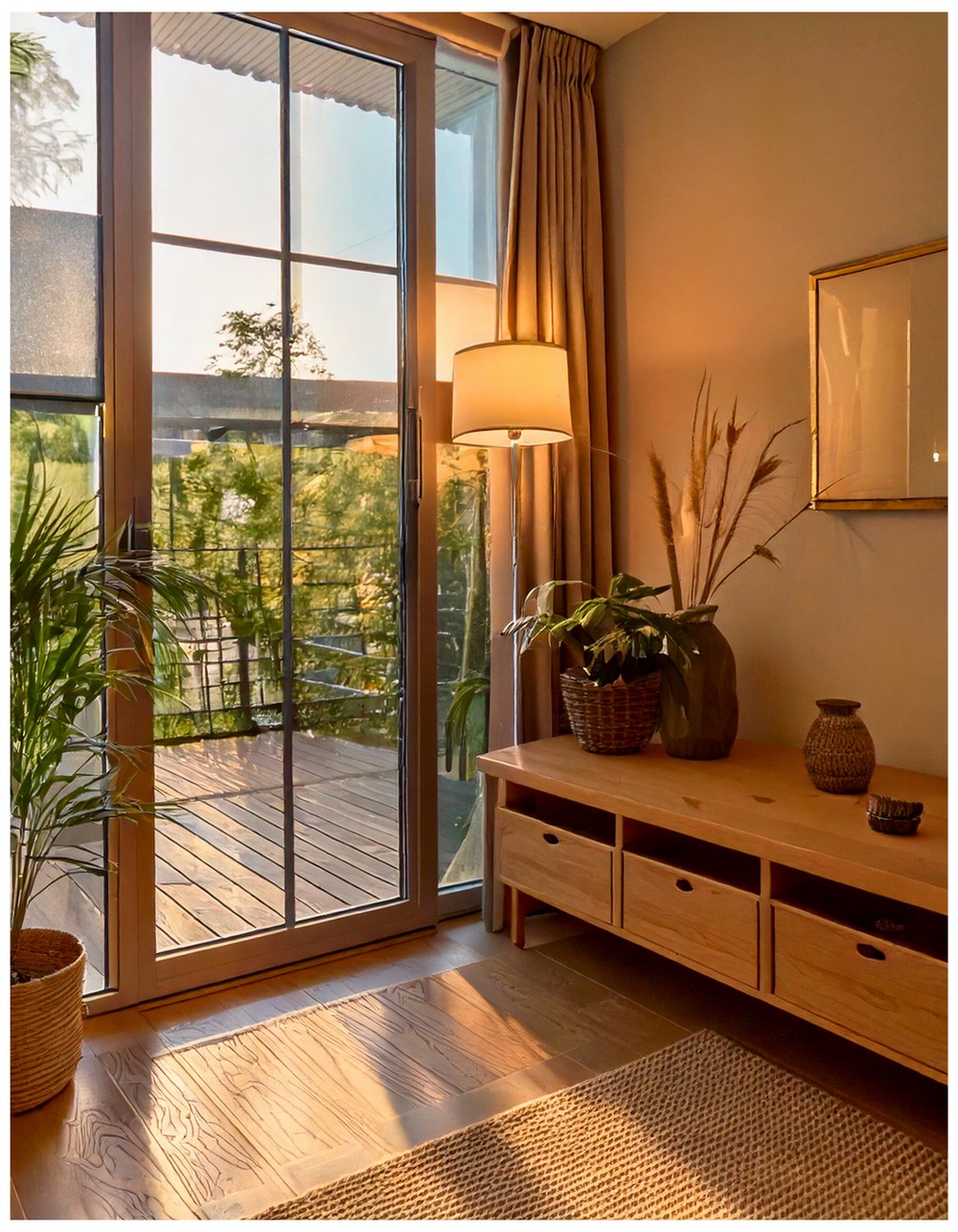 Contemporary Glass Door Panels