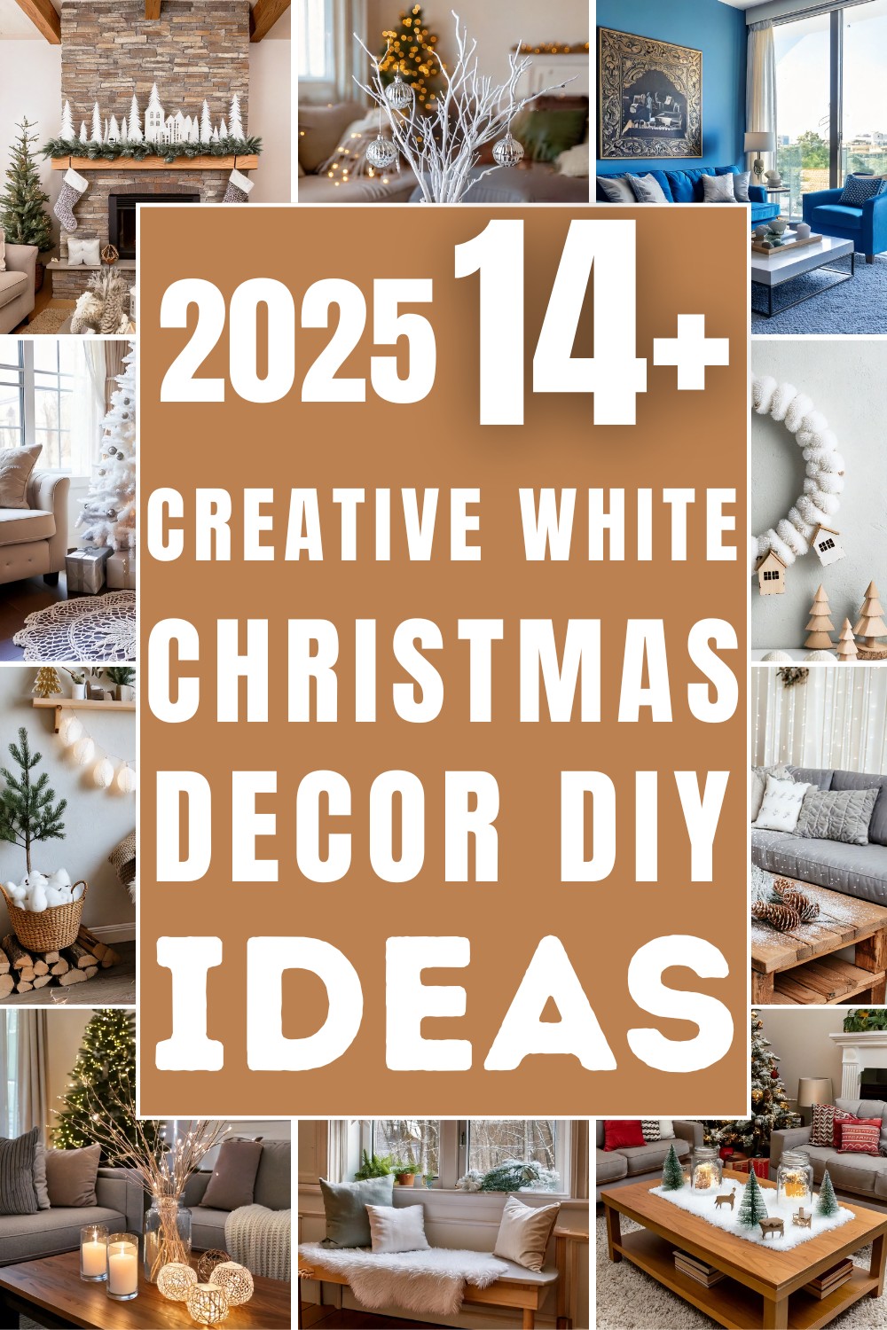 Creative White Christmas Decor DIY Ideas