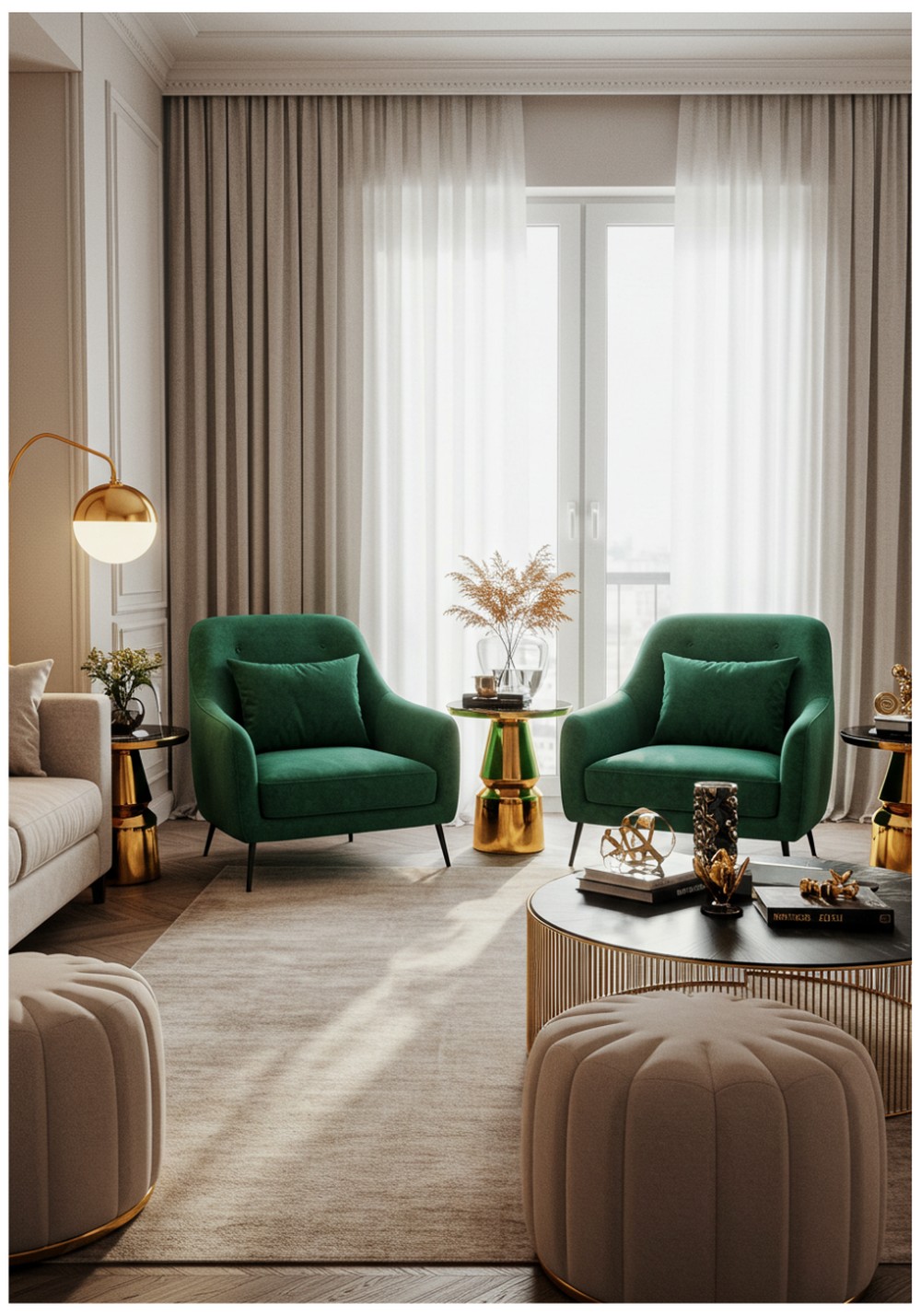 Emerald Green Accent Chairs