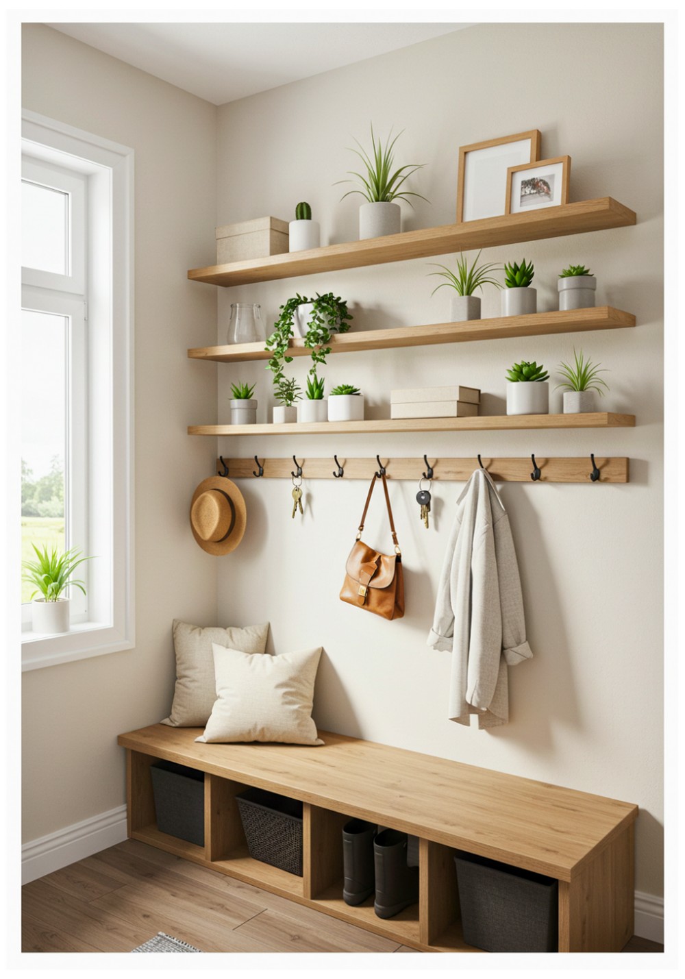 Floating Shelves For An Open Look