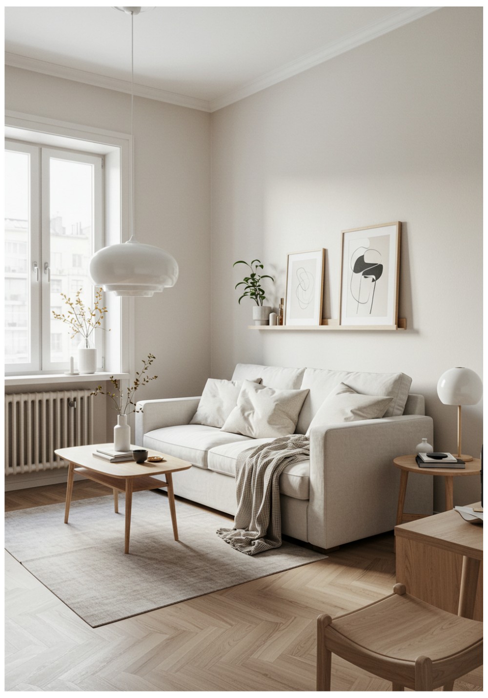 Minimalist Scandinavian Living Room