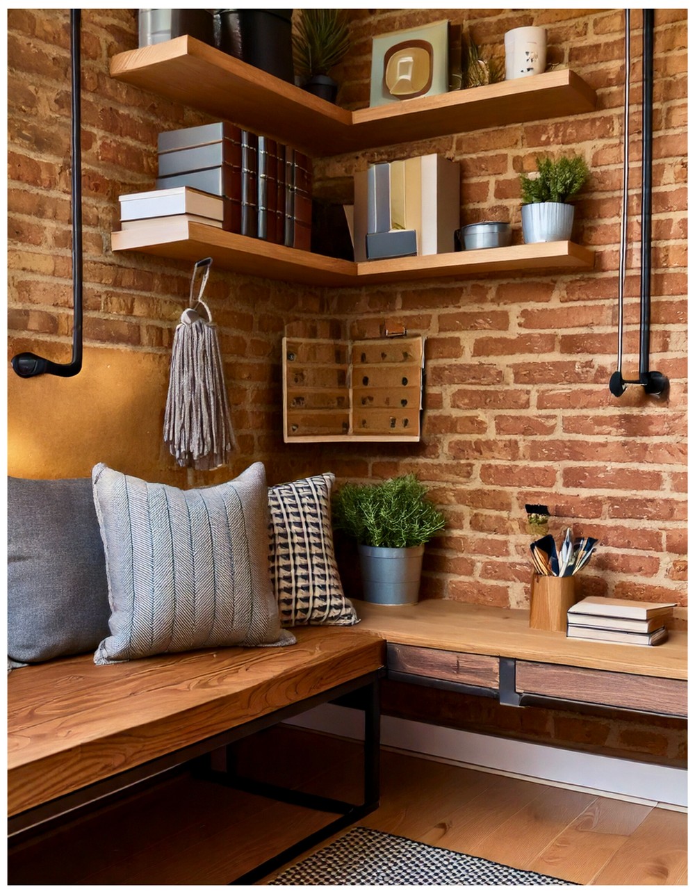 Modern Industrial Corner Solution