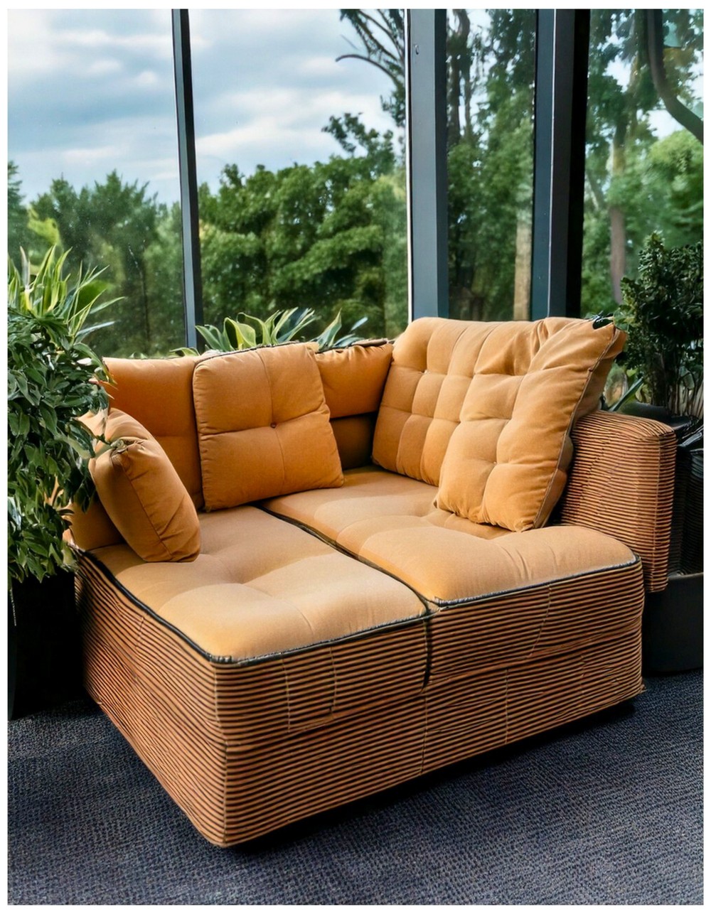 Modular Seating with Weatherproof Fabrics