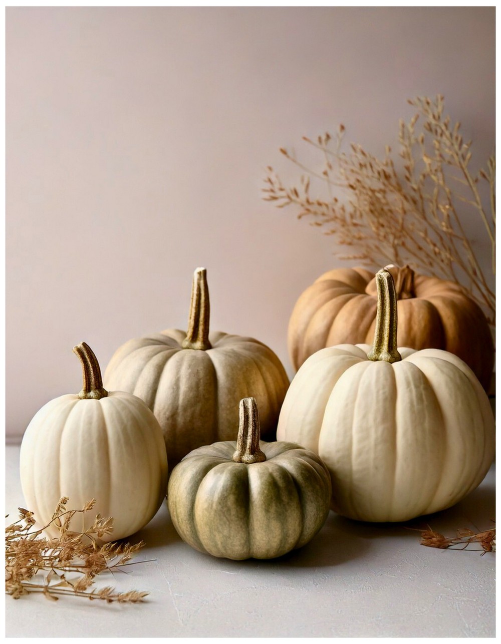 Neutral Pumpkins for a Minimal Look