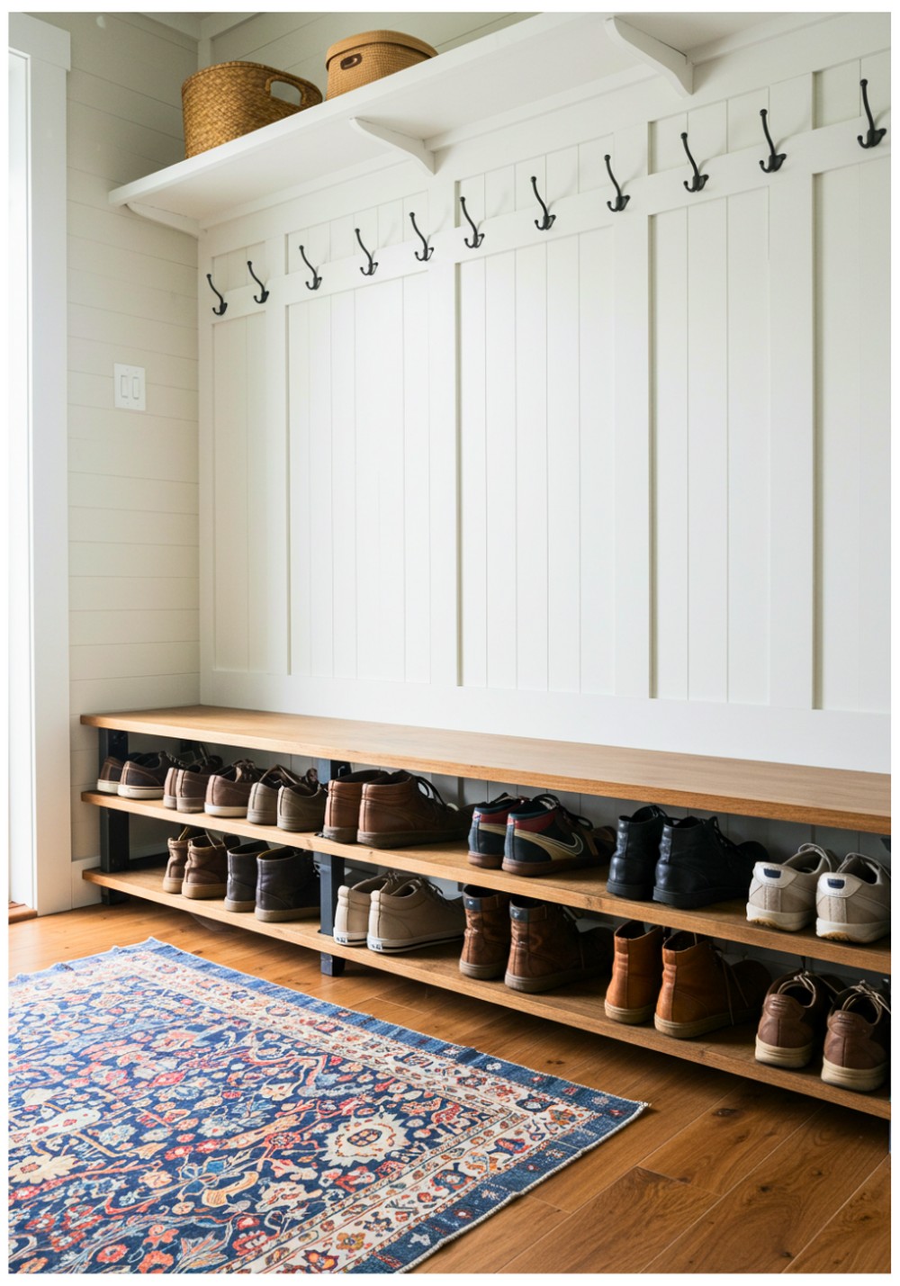 Open Shoe Racks for Quick Access