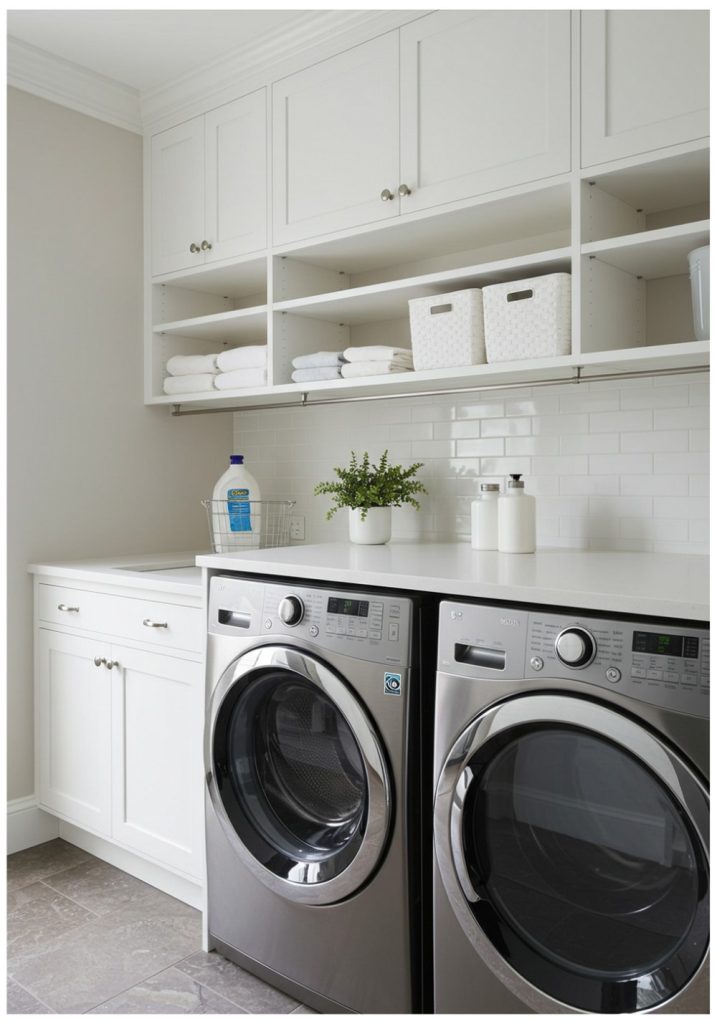 14 Perfect Laundry Room Shelve Ideas to Make Life Easier The Newlywed — free download