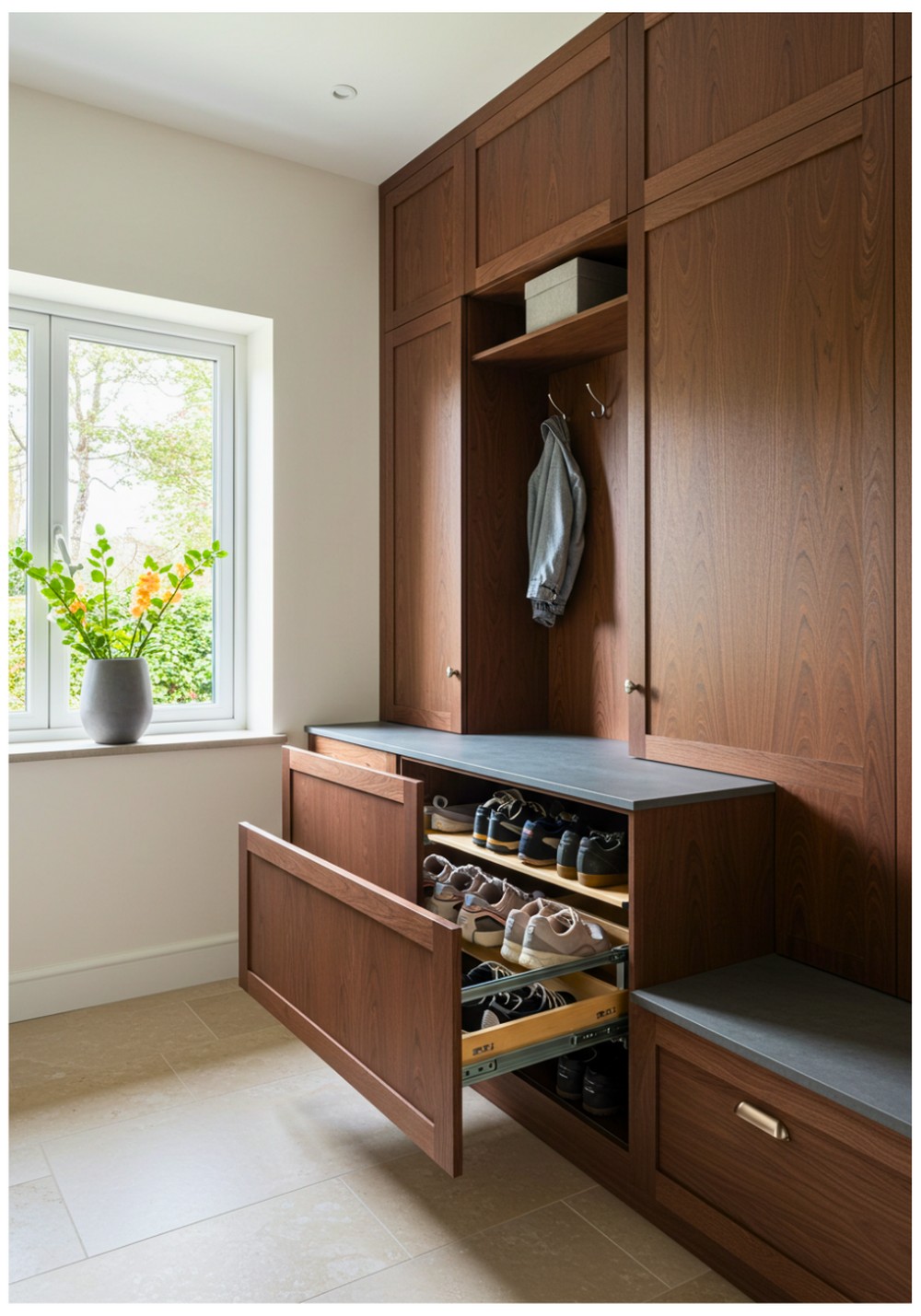 Pull-Out Drawers for a Seamless Look