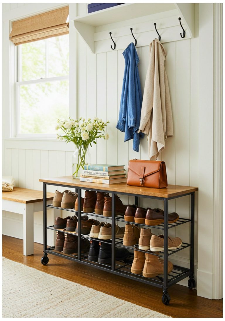 Rolling Shoe Cart for Flexibility