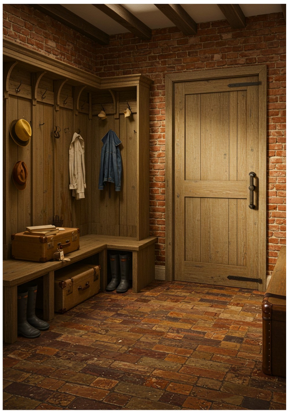 Rustic Brick Flooring