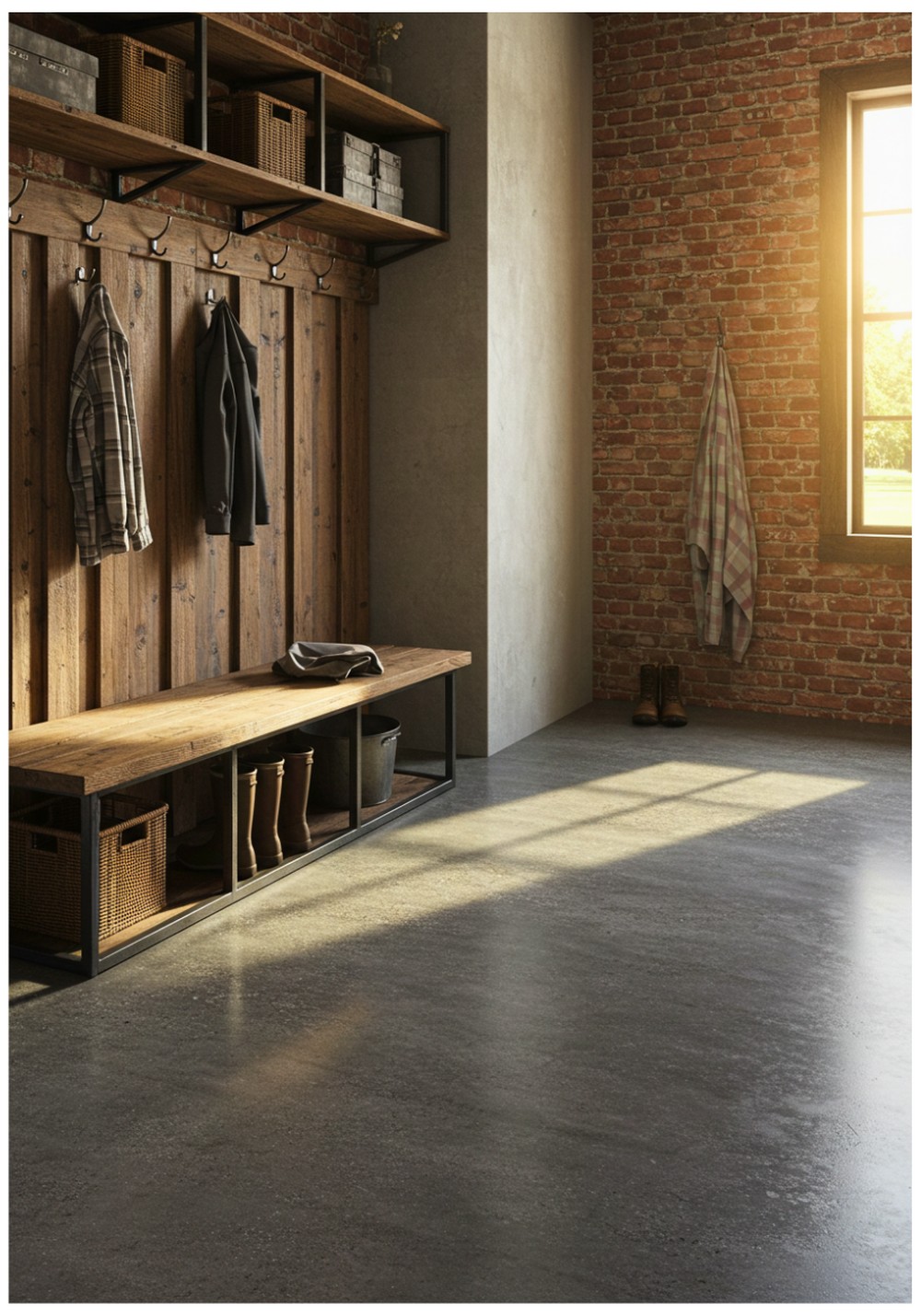 Sleek Concrete for Industrial Chic