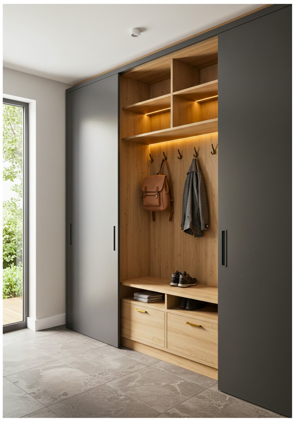 Sliding Door Storage