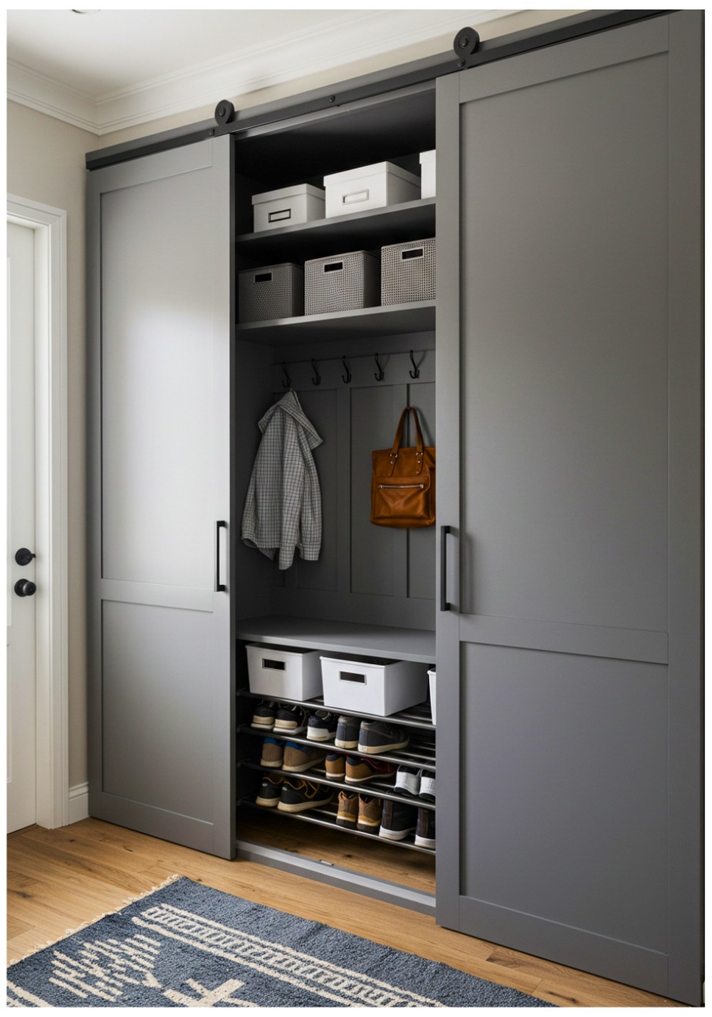 Sliding Doors to Conceal Clutter