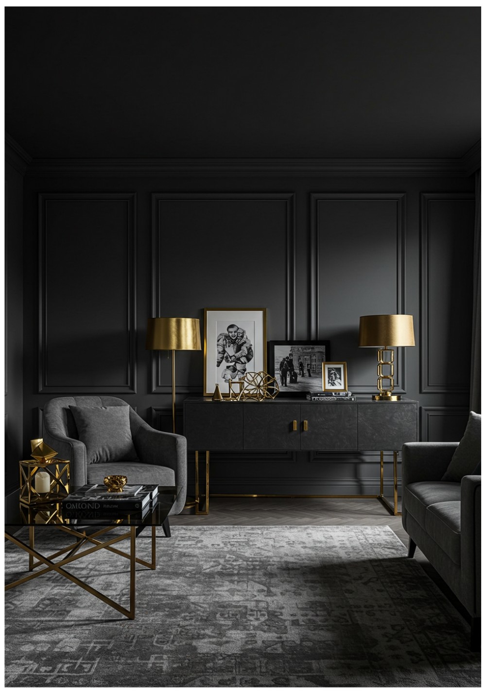 Urban Sophisticated Grey and Gold