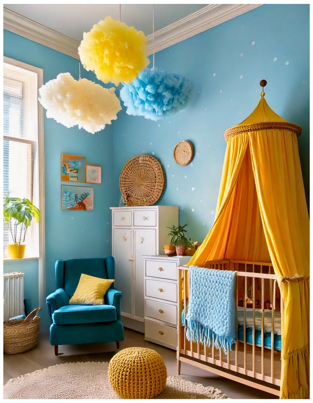 Whimsical Cloud Display