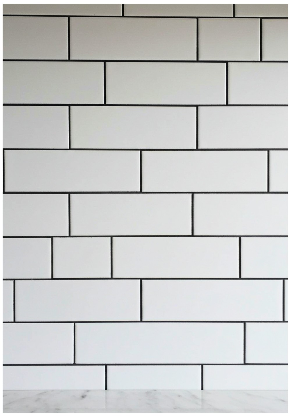 Bold Black Grout Lines
