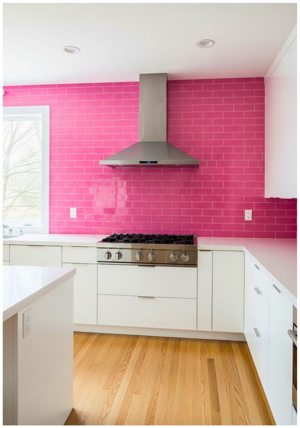 Bubblegum Pink Wall Tiles