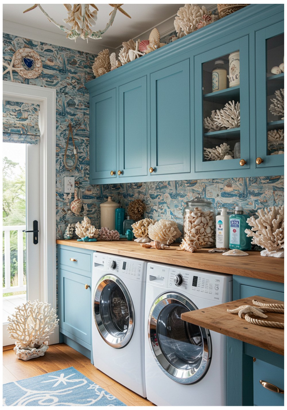 Coastal Maximalism Shells, Coral, and Maritime Treasures