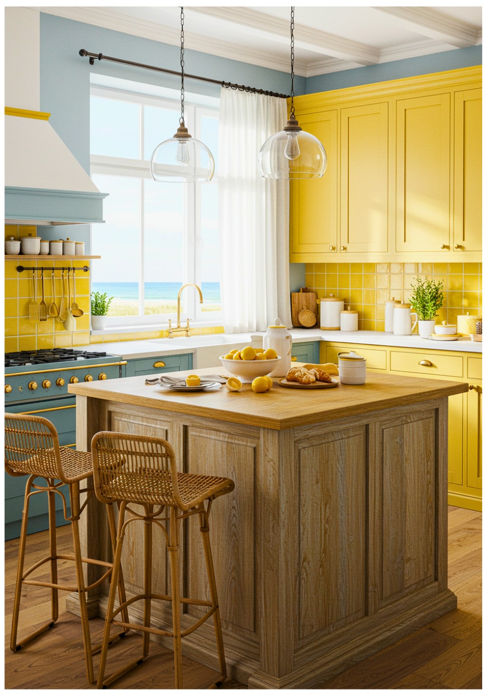 Coastal Mustard Kitchen