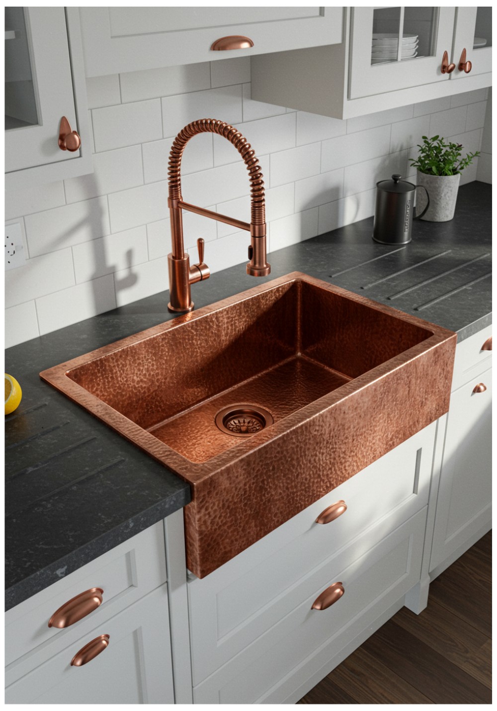Copper Finish Modern Sinks
