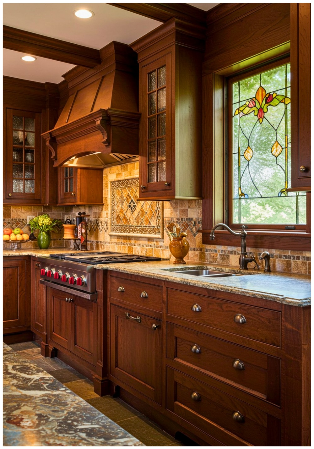 Craftsman Bronze Kitchen