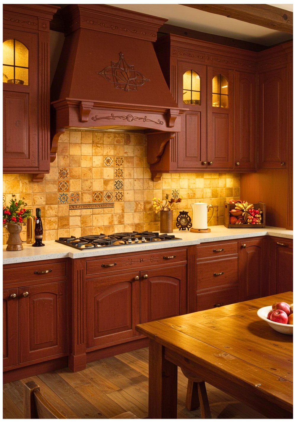 Craftsman Rust Kitchen