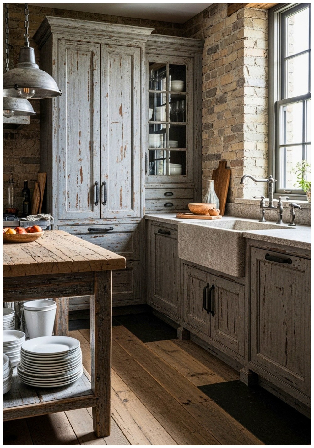 Distressed Weathered Gray Finishes