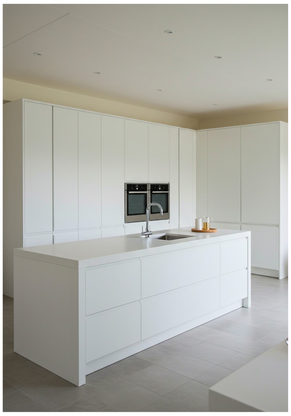 Floor-to-Ceiling White Storage Solutions