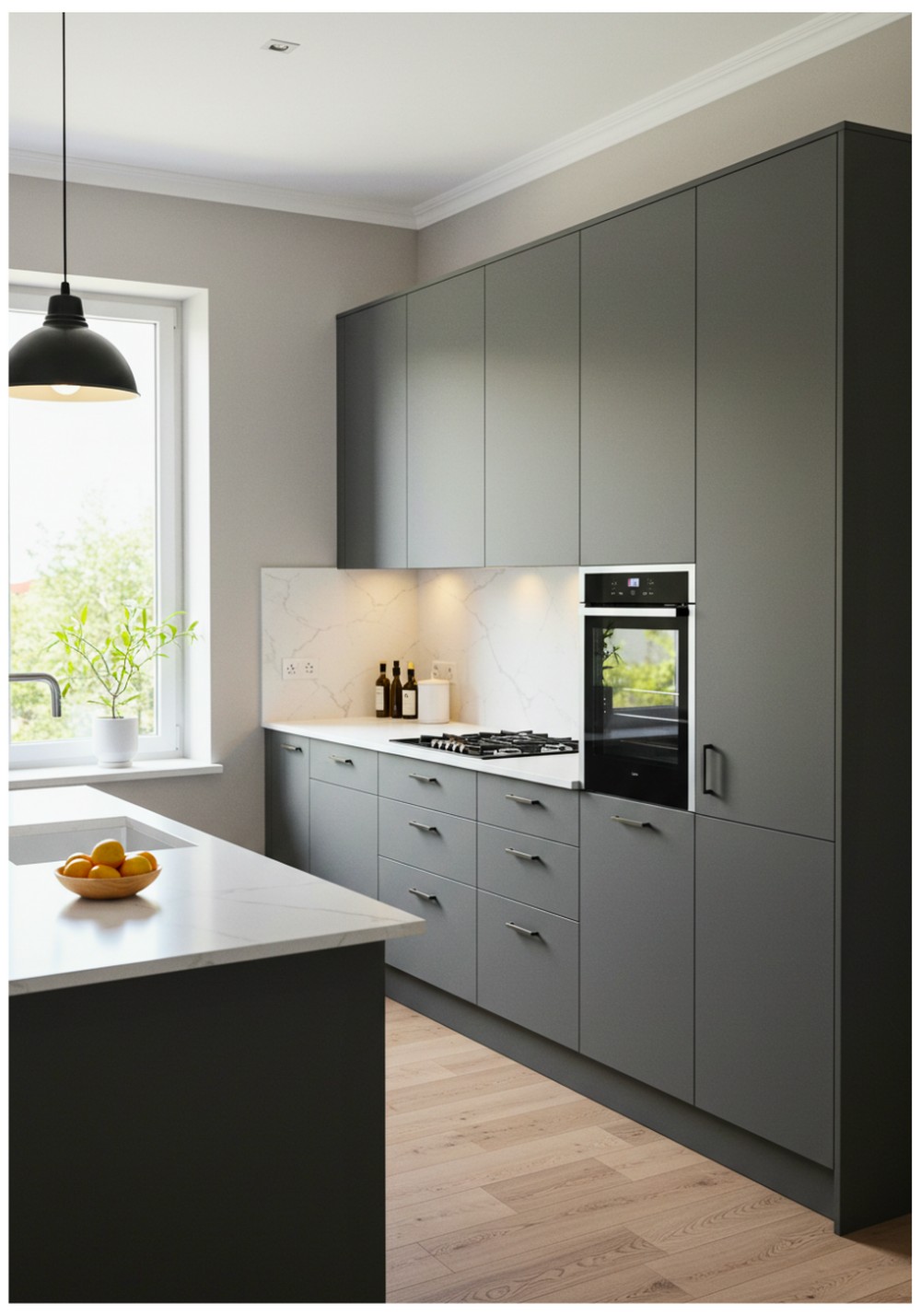 Handleless Cabinet Seamless Design