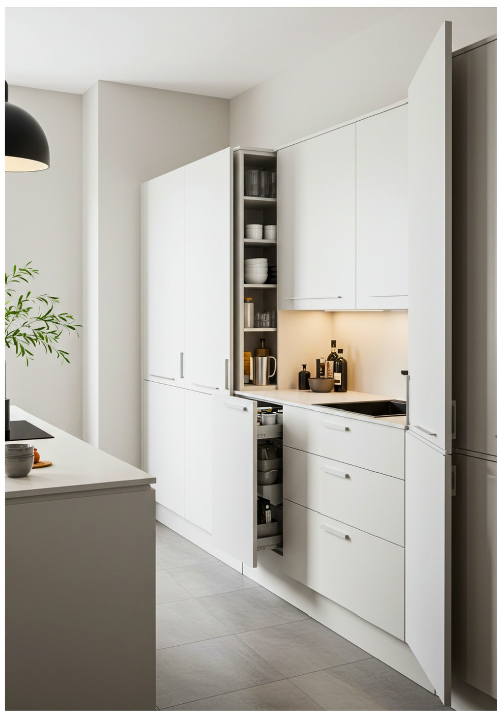 Hidden Storage Wall Systems