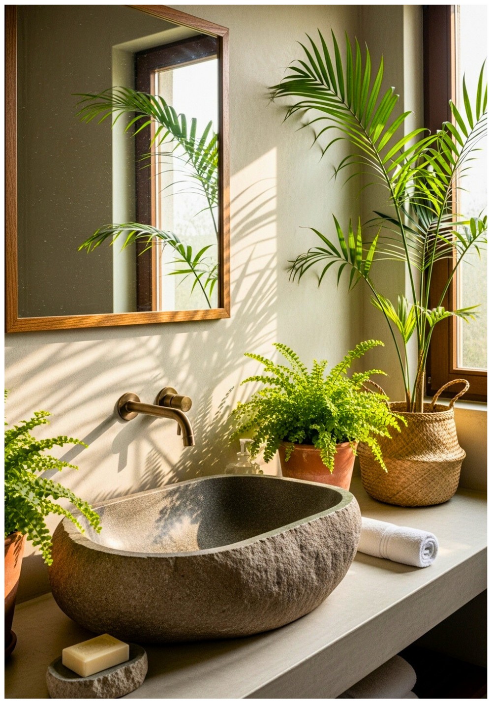 Humidity-Loving Plants for a Bathroom's Natural Air Purification