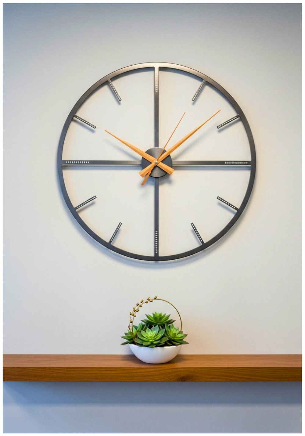Install a Statement Timepiece as a Functional Focal Point