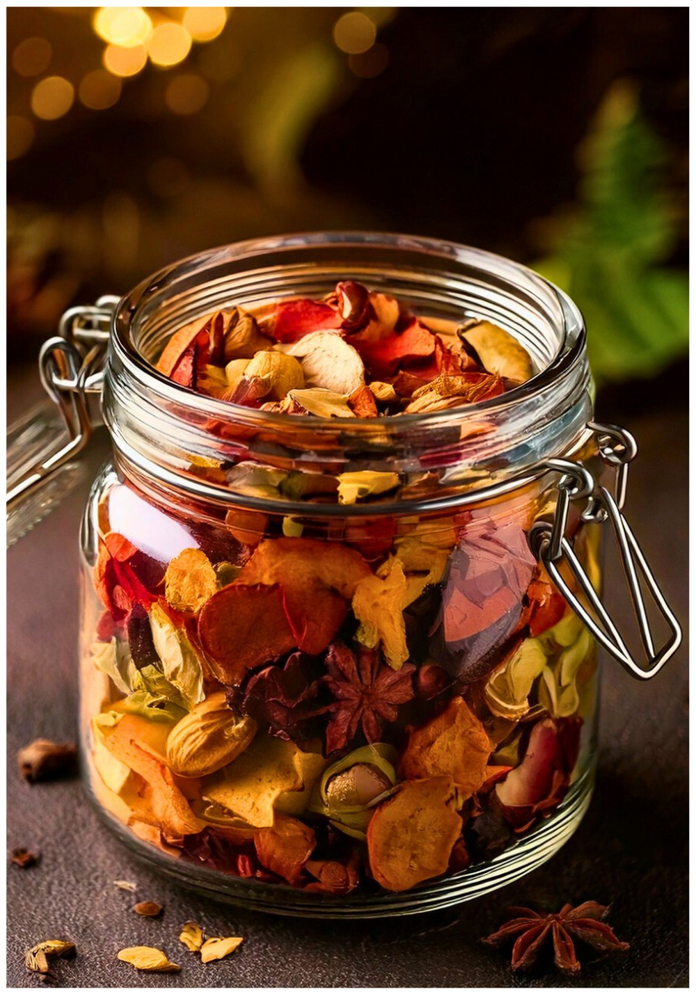 Jar of Seasonal Potpourri