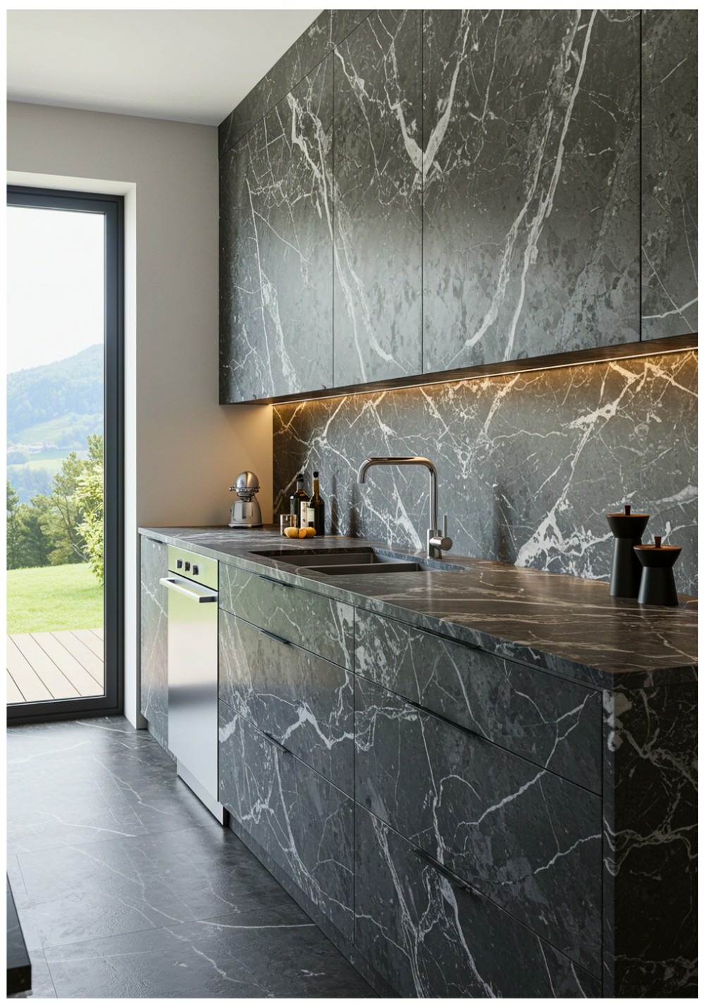 Marble Veining Detail Pattern