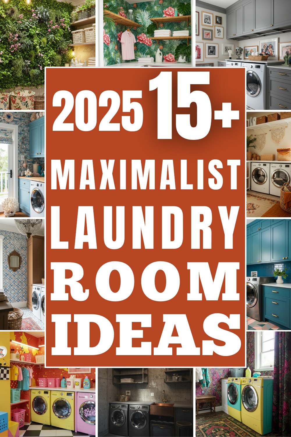 Maximalist Laundry Room Ideas