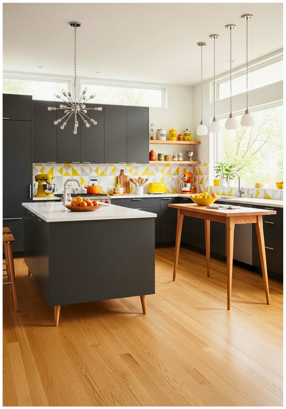 Mid-Century Modern Slab Doors