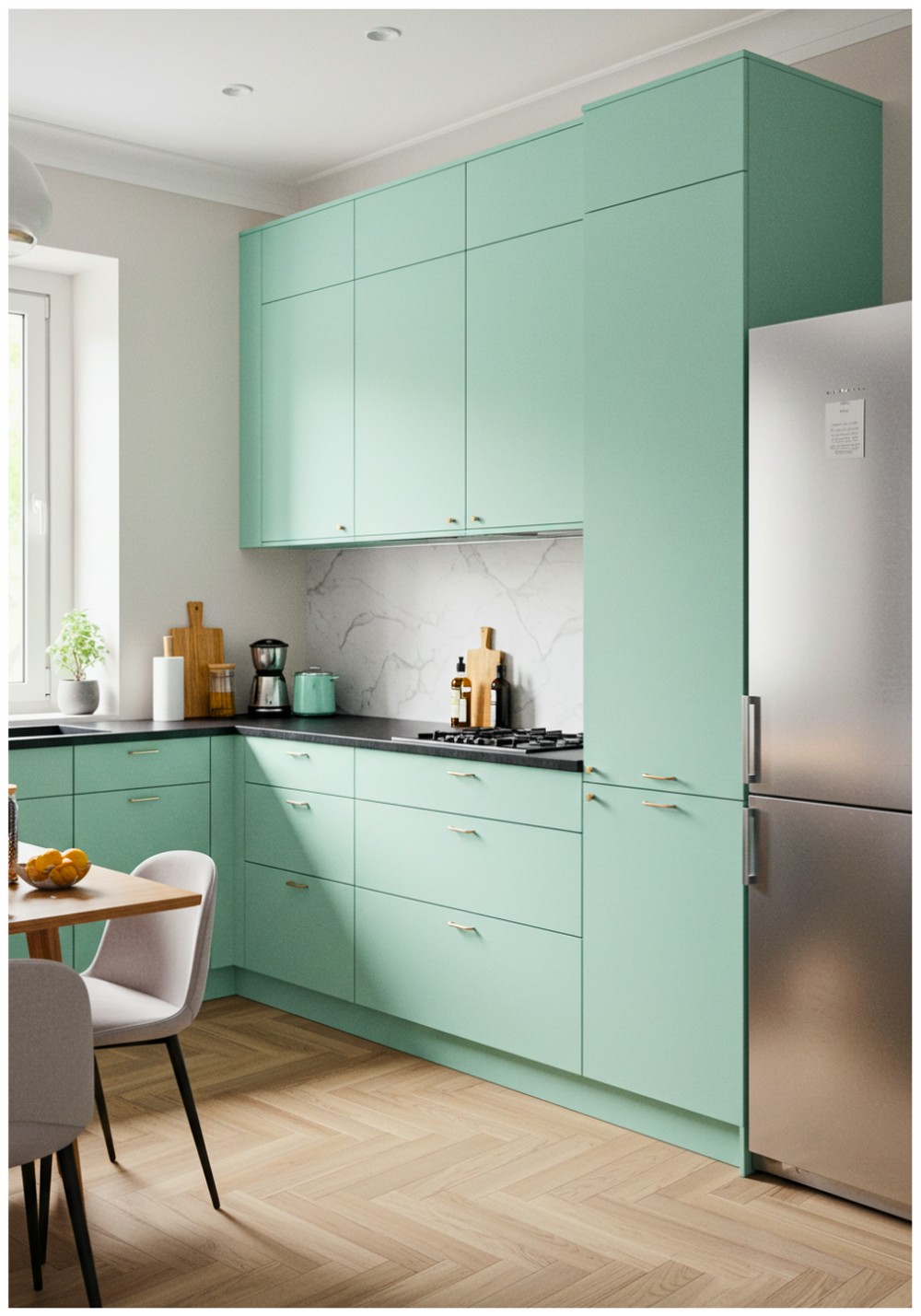 15 Eye-Catching Mint Kitchen Ideas to Refresh Your Interiors - The Newlywed