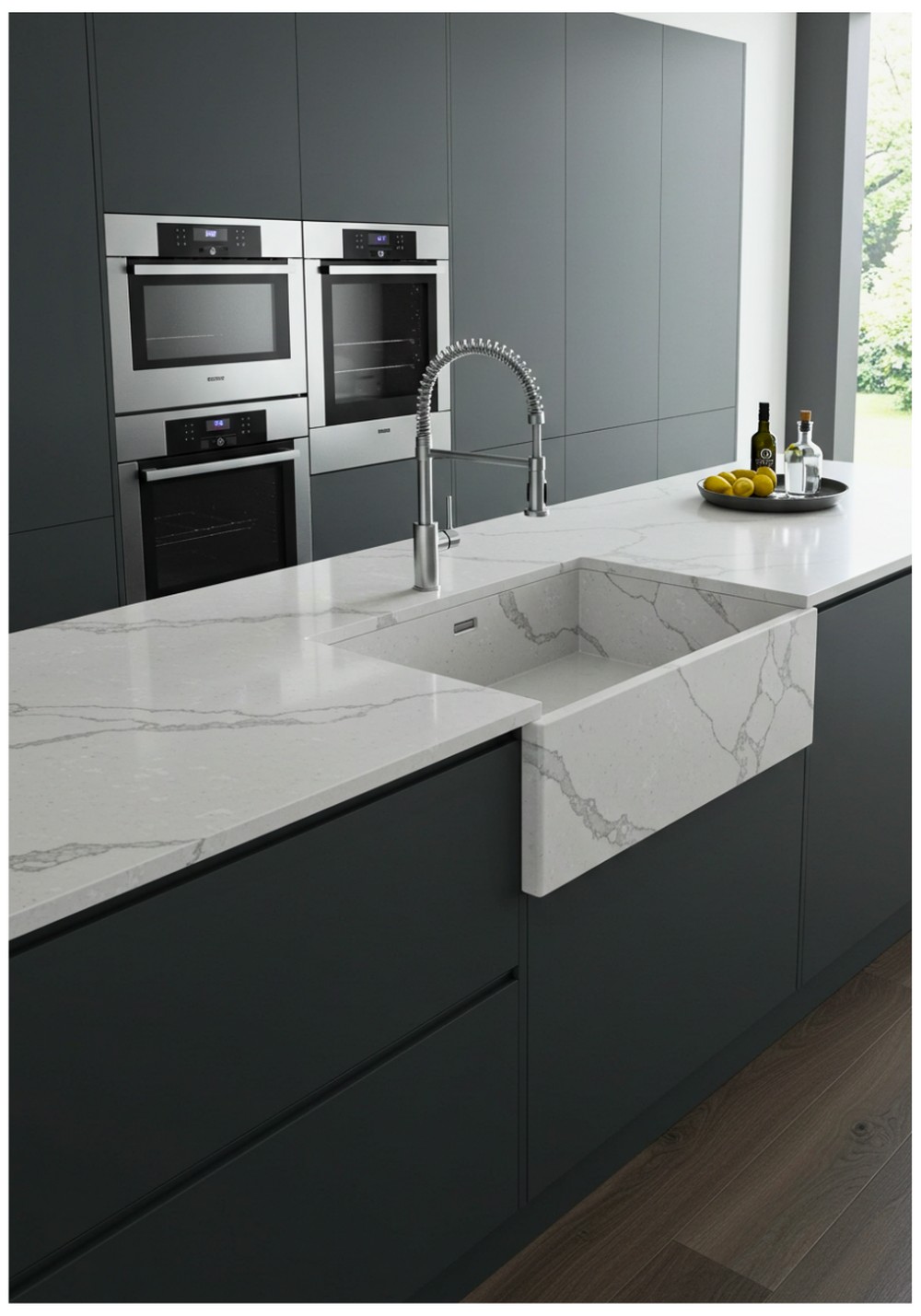 Modern Stone Sink Kitchen