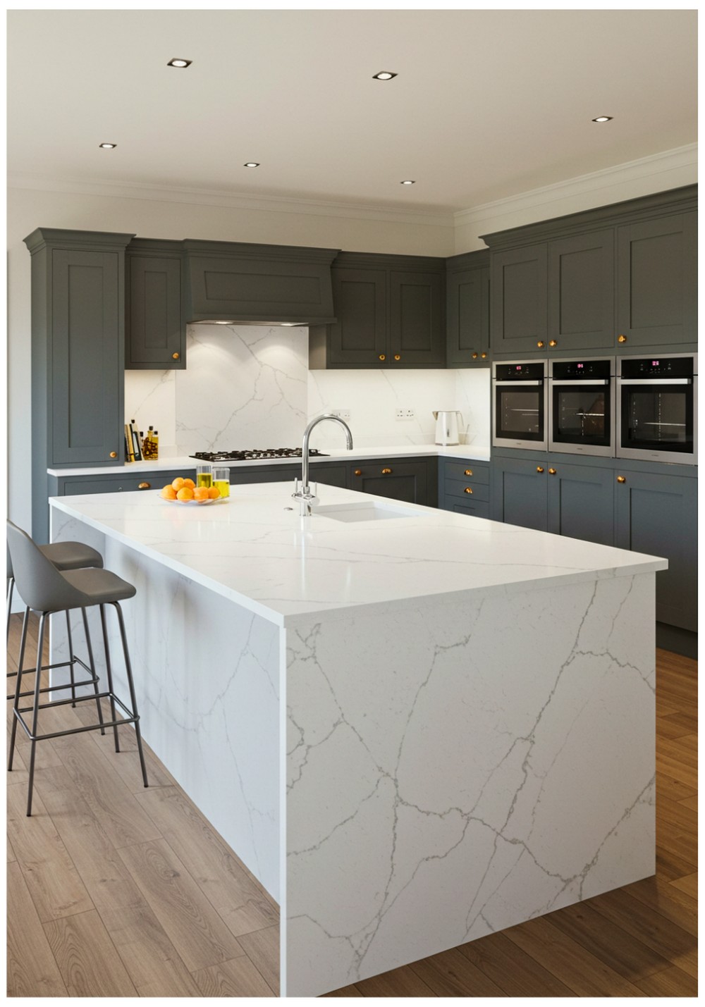 Quartz Countertop Seamless Integration