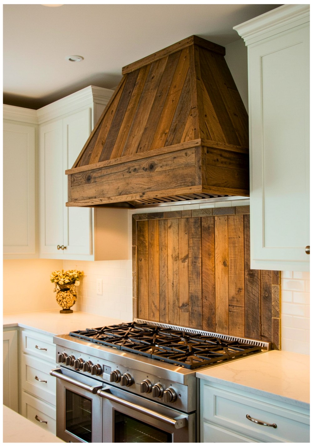 Reclaimed Wood Range Hoods