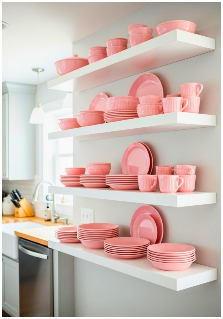 Retro Pink Jadeite Dishware