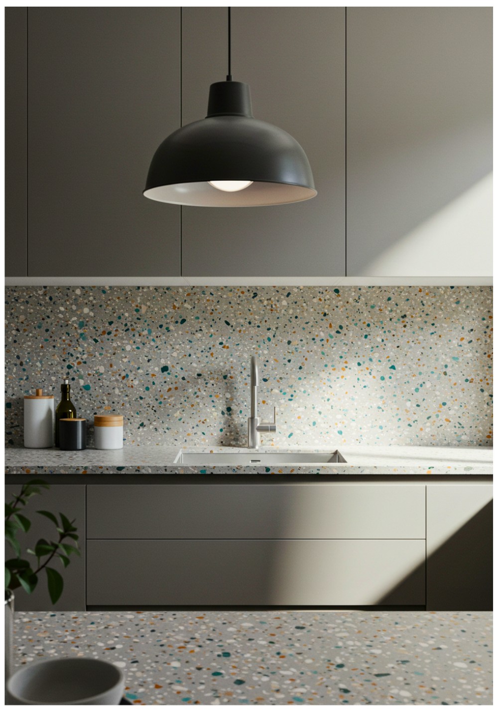 Terrazzo Composite Modern Revival